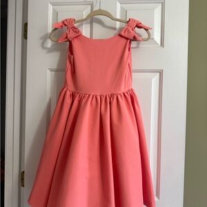Janie and Jack Coral Sleeveless Fit-and-Flare Party Dress